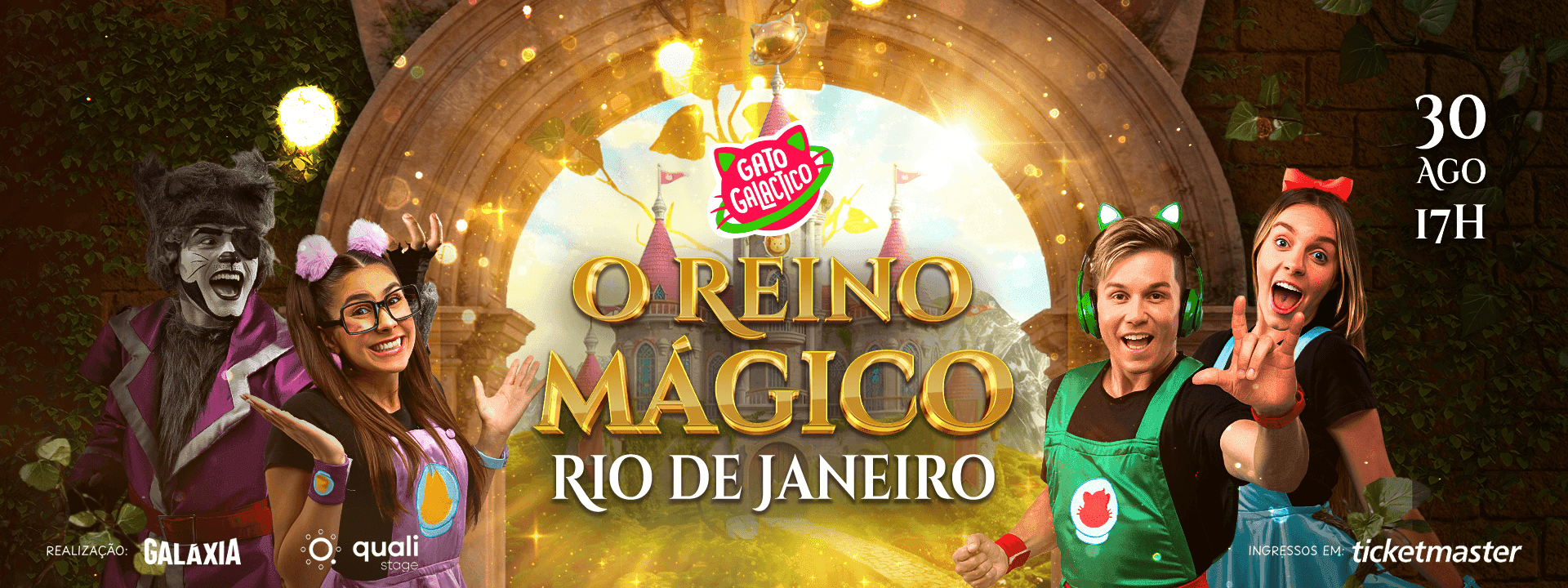 Gato Galactico Em “O Reino Mágico” – 2026