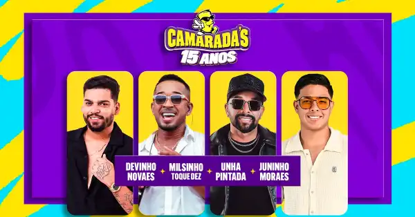 Camaradas 15 anos 2026