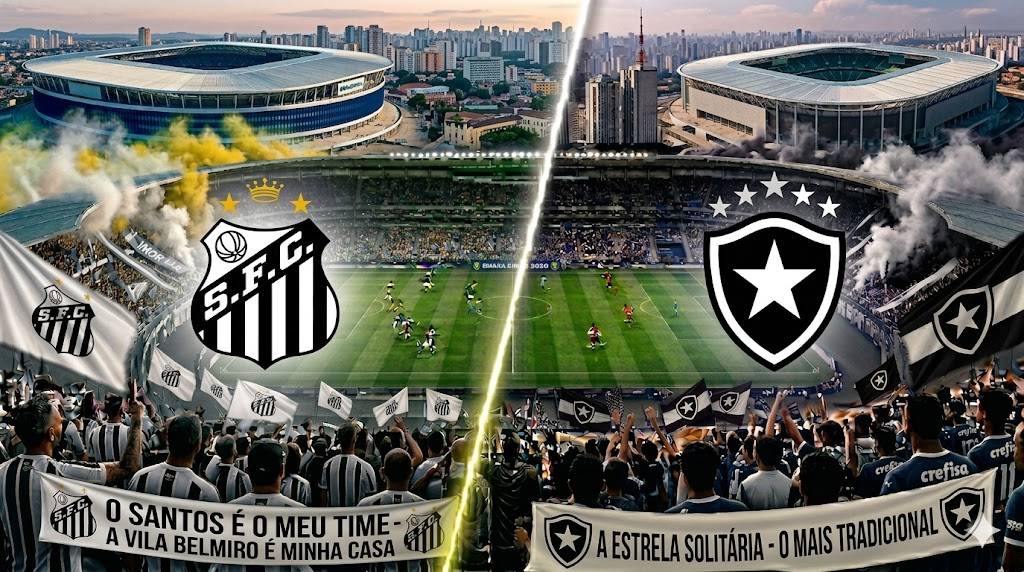 Santos x Botafogo – Brasileirão Betano