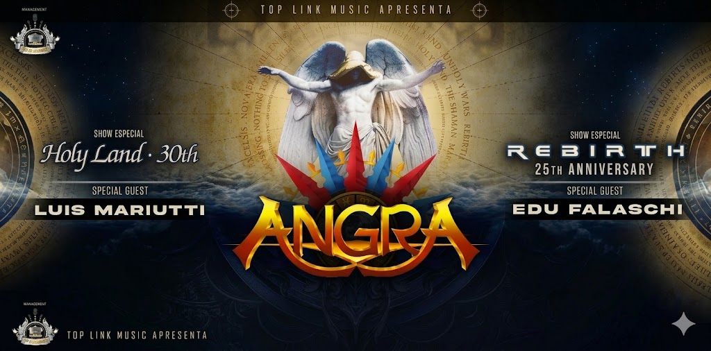 Angra – Imersão Especial “Holy Land” E “Rebirth” – 2026