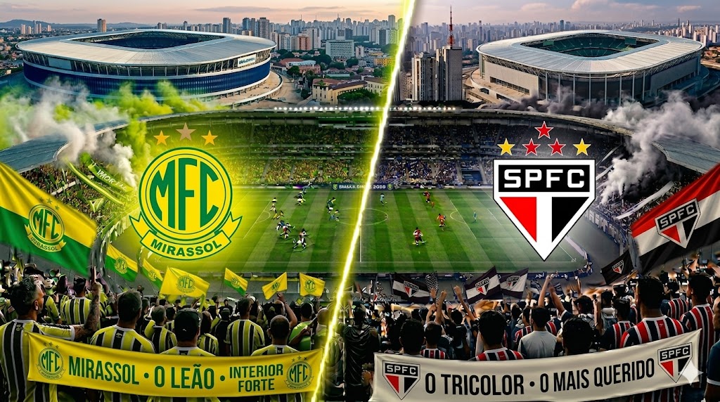 Mirassol x São Paulo – Brasileirão Betano