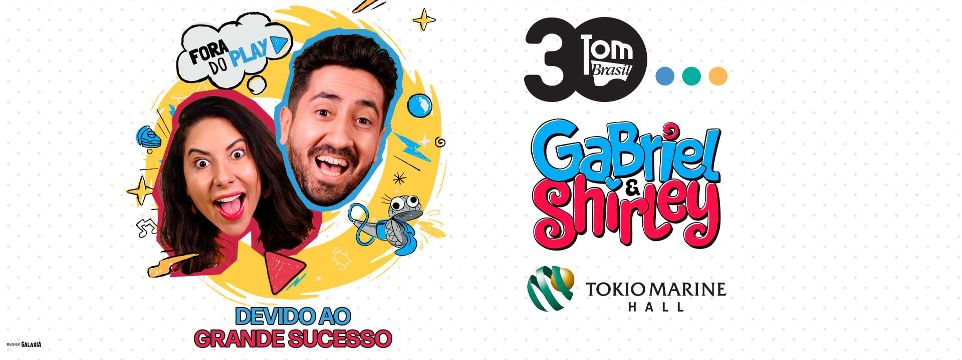 Gabriel E Shirley Apresentam “Fora Do Play” – 2026
